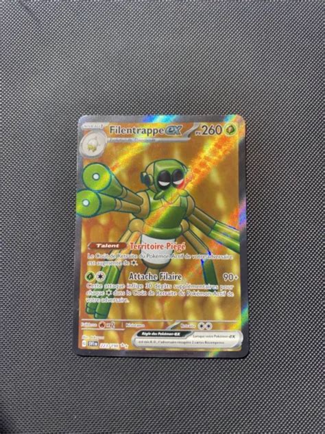 CARTE POKÉMON FILENTRAPPE EX 243 198 Illustration Rare Ecarlate et