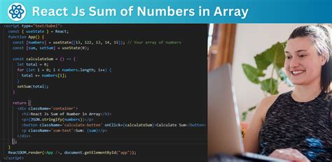 React Sum Values In Array Of Objects Sum Array Values Sum Array Of