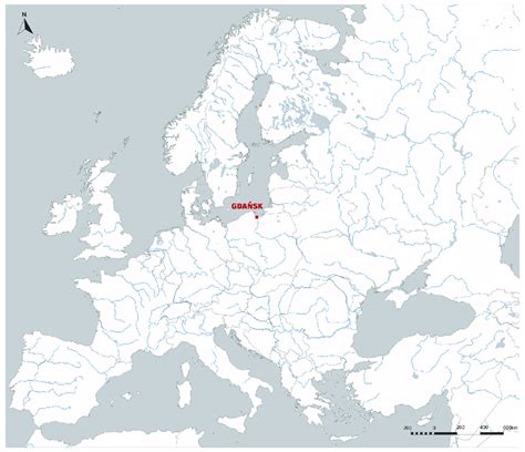 Location of the research topic: Gdańsk as a historical port city at the ...