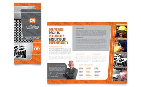 Manufacturing Brochure Templates And Design Examples