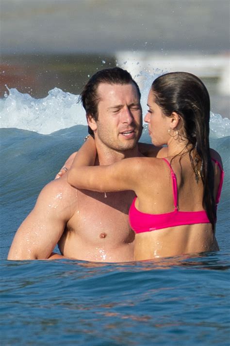 Glen Powell Packs On The Pda With Gigi Paris In Mexico 26 Photos