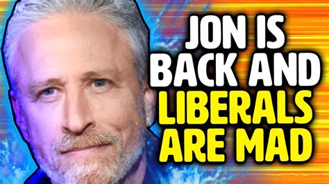 Jon Stewart Returns To The Daily Show And Liberals Are Mad At His Biden Criticism Youtube