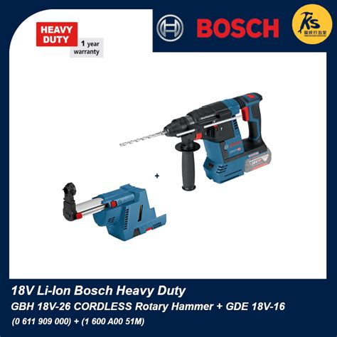 Bosch V Cordless Rotary Hammer With Sds Plus Gbh V Gde V