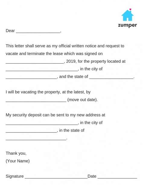 Get Our Example Of Letter Of Intent To Vacate Apartment With Letter Of