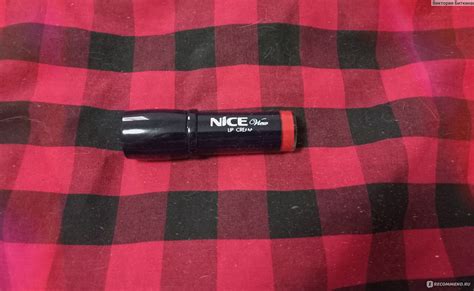 Губная помада Nice view Lip Cream - «Приятная красная помада по ...