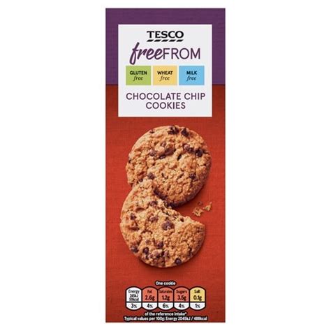 Tesco Free From Chocolate Chip Cookie Dairy Free 145g Tesco Groceries