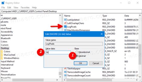 Change DPI Scaling Level for Display in Windows 10