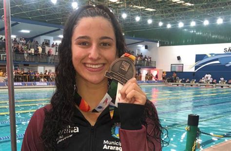 Nadadora da Fundesport conquista bronze em São Caetano Notícias