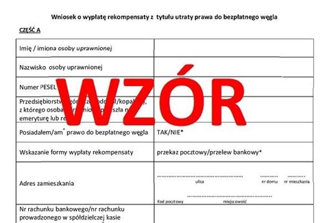 Deputat węglowy WNIOSKI TERMINY Tutaj złożysz wniosek o rekompensatę