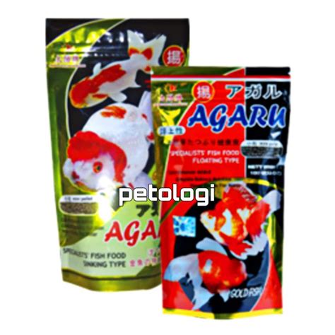 Jual Agaru 100 Gram Floating Sinking Type Pakan Pelet Ikan Koki Tipe