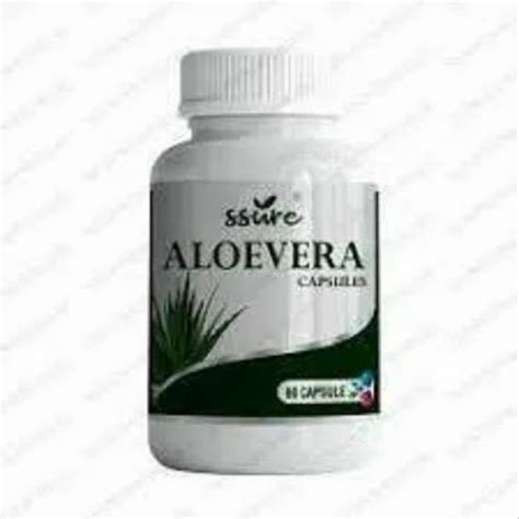 Sovam Aloe Vera Herbal Capsule 60 Capsules Packaging Type Bottle At