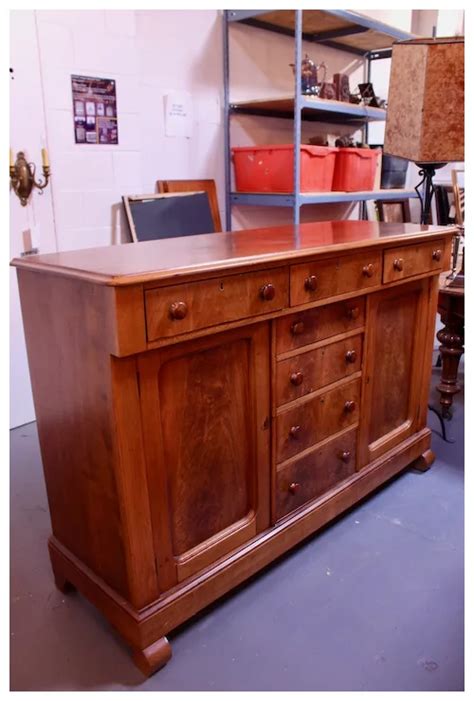 Arts and Crafts Cherry Wood Sideboard - Ruby Lane