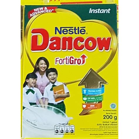 Jual Dancow Fortigro Susu Bubuk Susu Anak Instant 200gr Shopee Indonesia