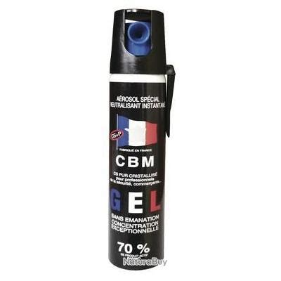 Promo Aérosol cbm gel cs 75ml Bombe lacrymogène à gel 11050914