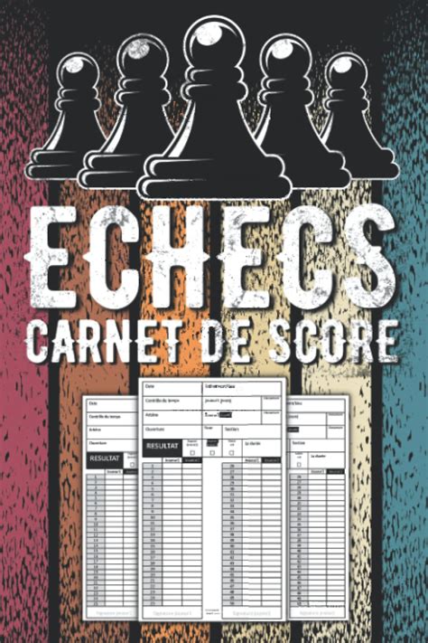 Buy Carnet De Score D Checs Blocs De Score Feuilles De Scores