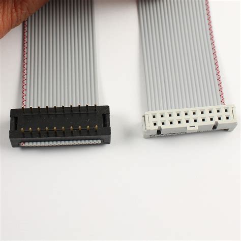 1pcs Idc Male 16 Pin Connector To Idc Female 16pin Flat Ribbon Cable