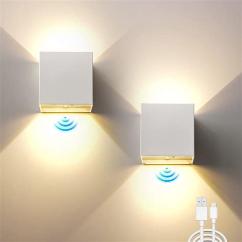 Surpalig Motion Sensor Light Indoor Wall Sconces Set Of Mah