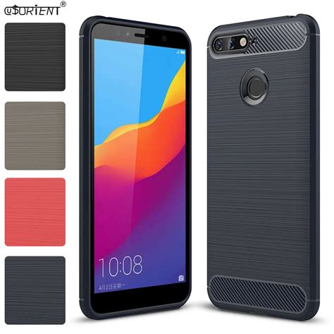 Funda For Huawei Honor A Pro C Y Prime Carbon Fiber Brushed