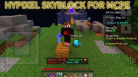 Hypixel Skyblock Server For Mcpe Hypixel Like Skyblock Server For