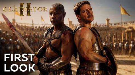 Gladiator First Look Trailer Pedro Pascal Denzel Washington