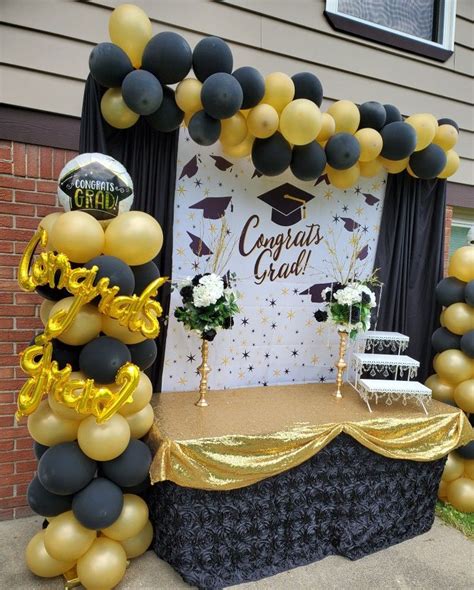 Graduation Backdrop Graduation Party Decor Graduation Party Diy