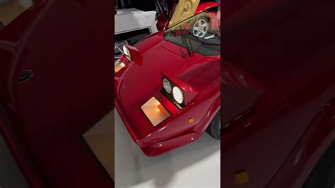 Lamborghini Countach Quattrovalvole Lights On Walkaround Youtube