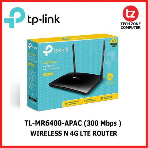 TP Link TL MR6400 APAC 300MBPS Wireless N 4G LTE Router