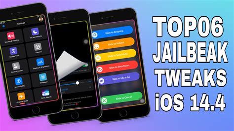 TOP 06 Compatible Jailbreak Cydia Tweaks For IOS 14 4 IOS 13