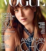 Dakota Johnson Covers For Vogue Magazine February 2015 Scan