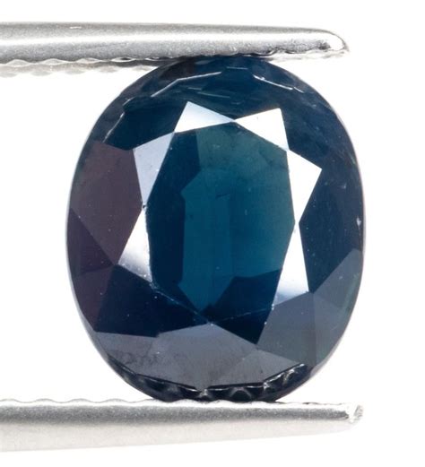 No Reserve Deep Blue Sapphire Ct Catawiki