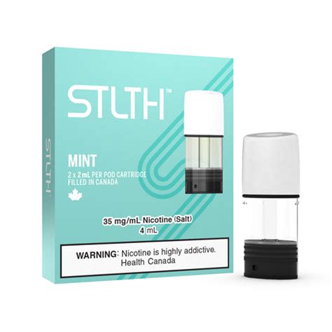 Stlth Mint Pods 2 Pack 3 Or 5 Salt Nicotine Uk