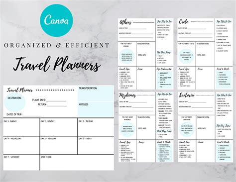 Greece Travel Planner Templates – Wander Off The Beaten Path