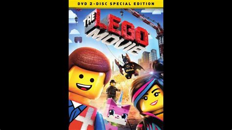 Opening To The Lego Movie Dvd Disc Youtube