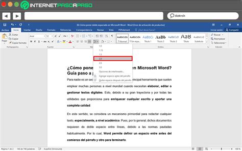 Poner Doble Espacio En Word Gu A Paso A Paso