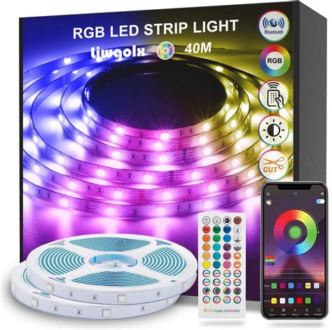 Ruban LED 30m RGB Bande LED Bluetooth Smart App Contrôle Multicolore