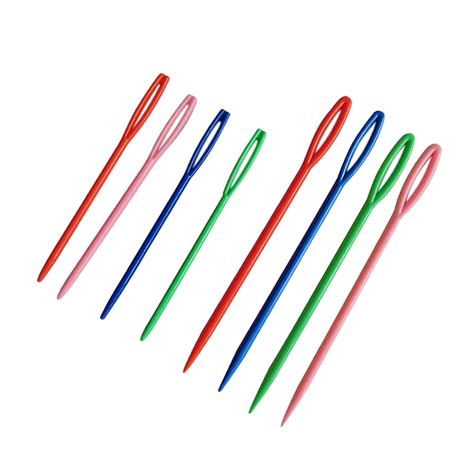 20pcs 2 Size Small Large Children's Plastic Needles for Sewing Y8H7 TR 4894462126271 | eBay