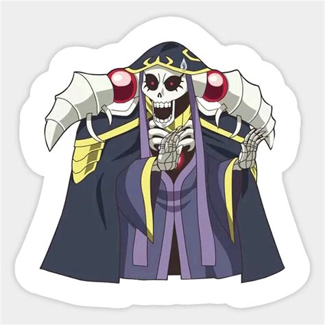 Ainz Ooal Gown Overlord Sticker Ainz Ooal Gown Overlord In 2022