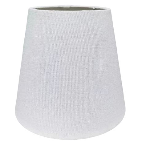 White Tapered Drum Lamp Shade 5x8x7