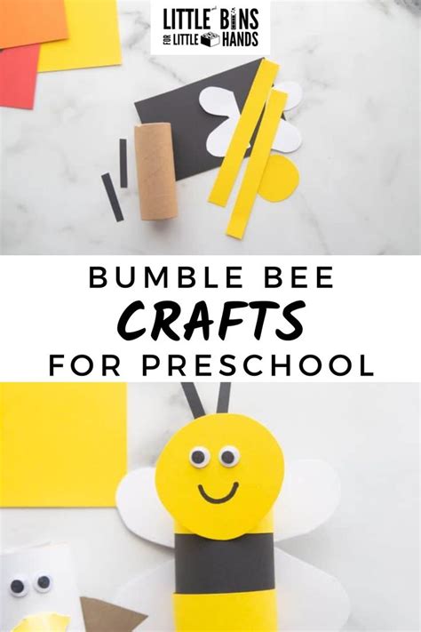 Bumble Bee Craft For Preschool | Bumble bee craft, Bee crafts, Early ...