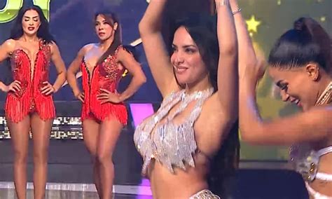 Michelle Soifer se incomodó tras perder reto de baile contra Rosángela