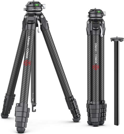 Pictron Zero F38 Travel Tripod 159cm Tripod Camera Carbon Fiber With