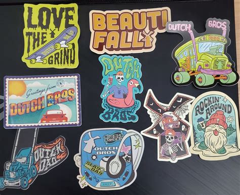 Dutch Bros Stickers 2023 Etsy