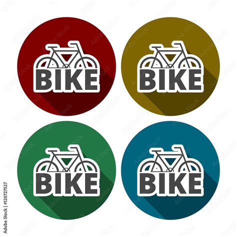 Bike design, Bike icon, Bike icon vector Stock-Vektorgrafik | Adobe Stock
