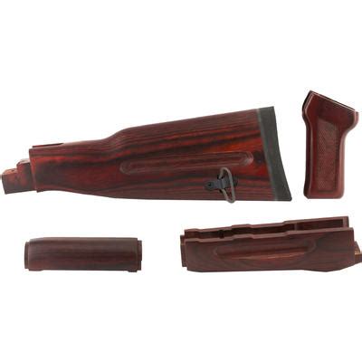 Tapco Timbersmith Romanian Ak Wood Stock Set Red Ammo Freedom