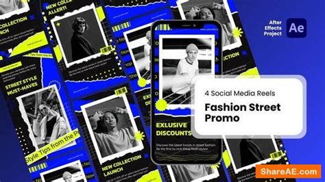 Videohive Social Media Reels Fashion Street Promo After Effect