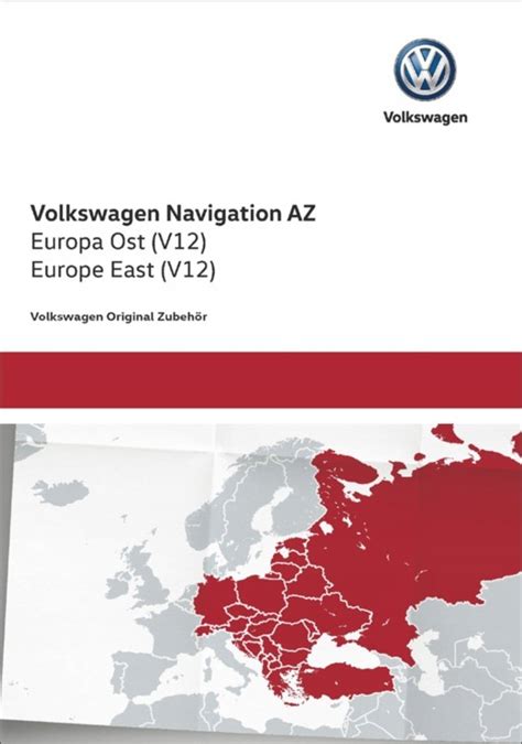 Mapa VOLKSWAGEN VW RNS 315 V12 EAST Karta 2020 10515307220