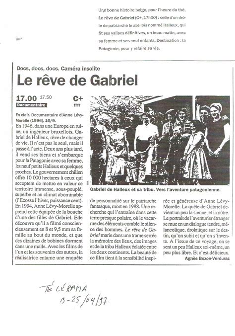 Presse Le R Ve De Gabriel Les Pop Es Authentiques