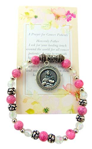 Westman Works St Agatha Breast Cancer Healing Saint Gift Set With