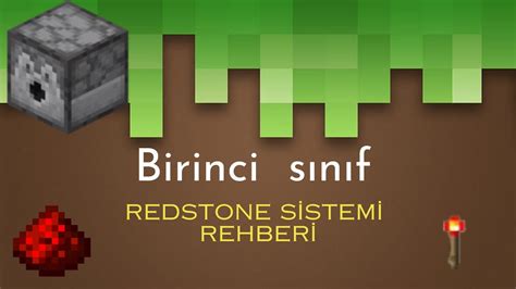 Birinci sınıf Redstone sistemi Rehberi Bölüm bir YouTube