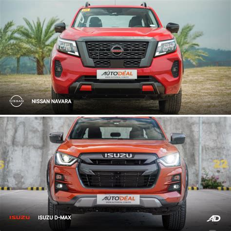 Head To Head Nissan Navara Vs Isuzu D MAX Autodeal